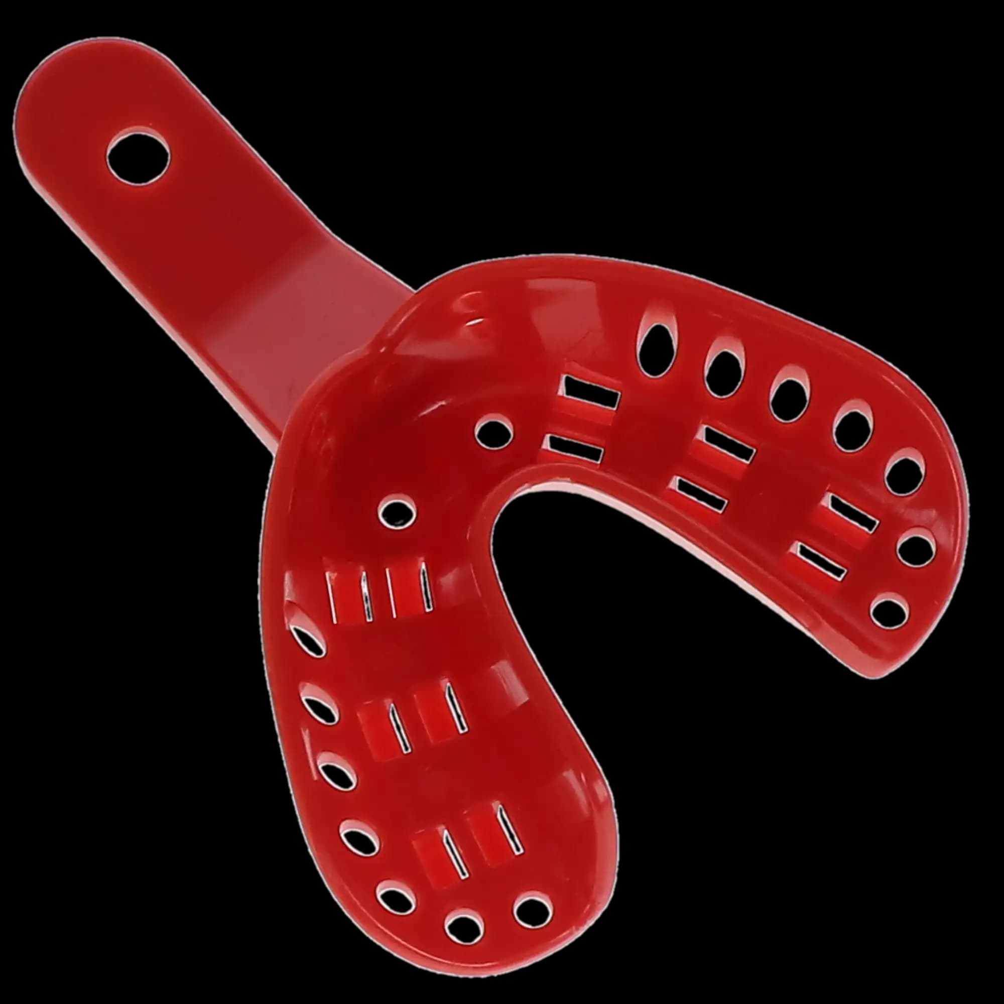 Excellent-Lock Disposable Ortho Impression Trays, Pedo Small Lower, Red, 50/Bag, ITT-5L-50 thumbnail 4