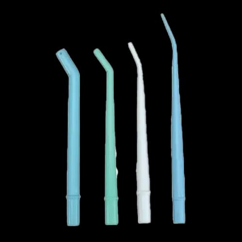 Plasdent OralSurge III Disposable Surgical Aspirator Tips, Vented, Seablue, 3/8" Orifice, 25/Pk, 8020XLG - Oralsurge-III 3/8" Seablue Surgical ASP Tips (25) - Image 1
