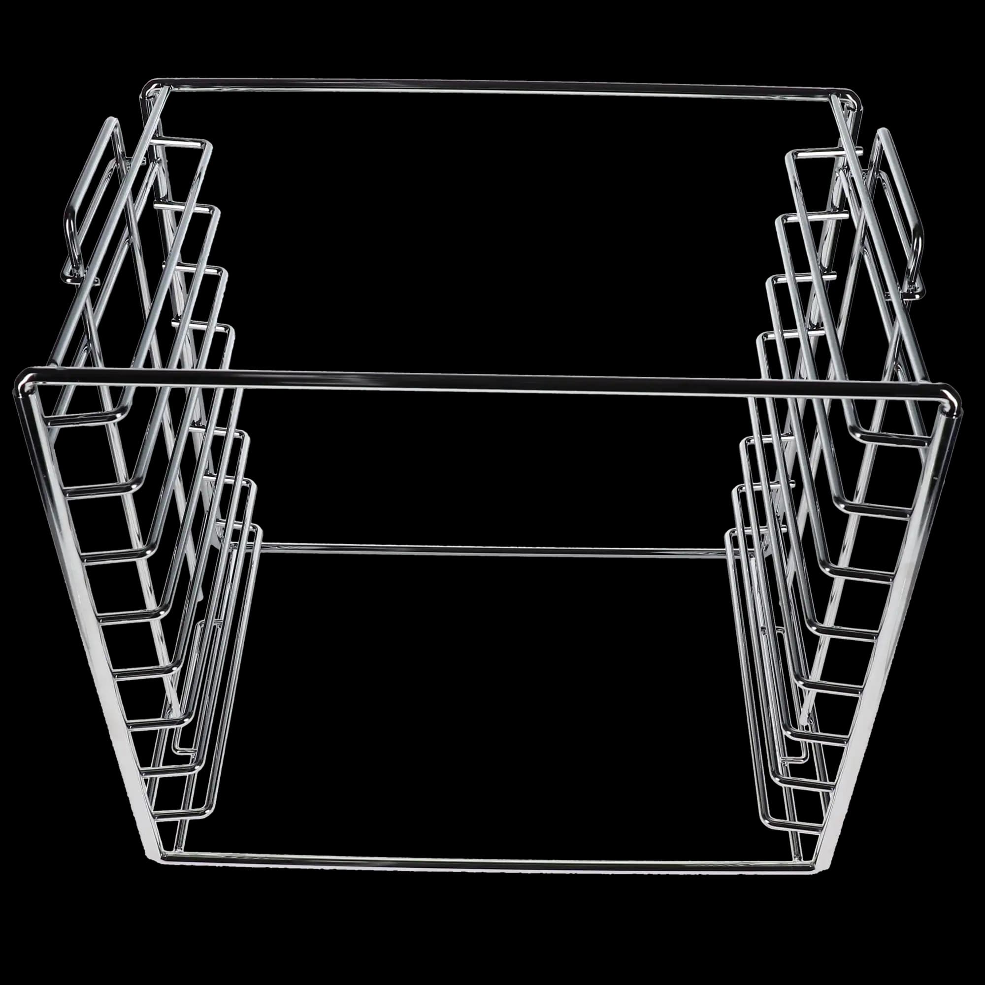 Plasdent Chrome Tray Rack, Size B, Long Side Loading, Holds 8 Trays, 14-1/2" W x 9-3/4" D x 14-1/8" H, 1/Pk, 300TRB-C thumbnail 2