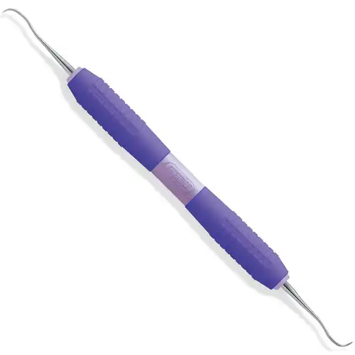 Big Easy Ultralite Sickle Scaler, Double-Ended, H-204 SD, Purple Silicone Handle, 1/Pk, 05627 thumbnail 2
