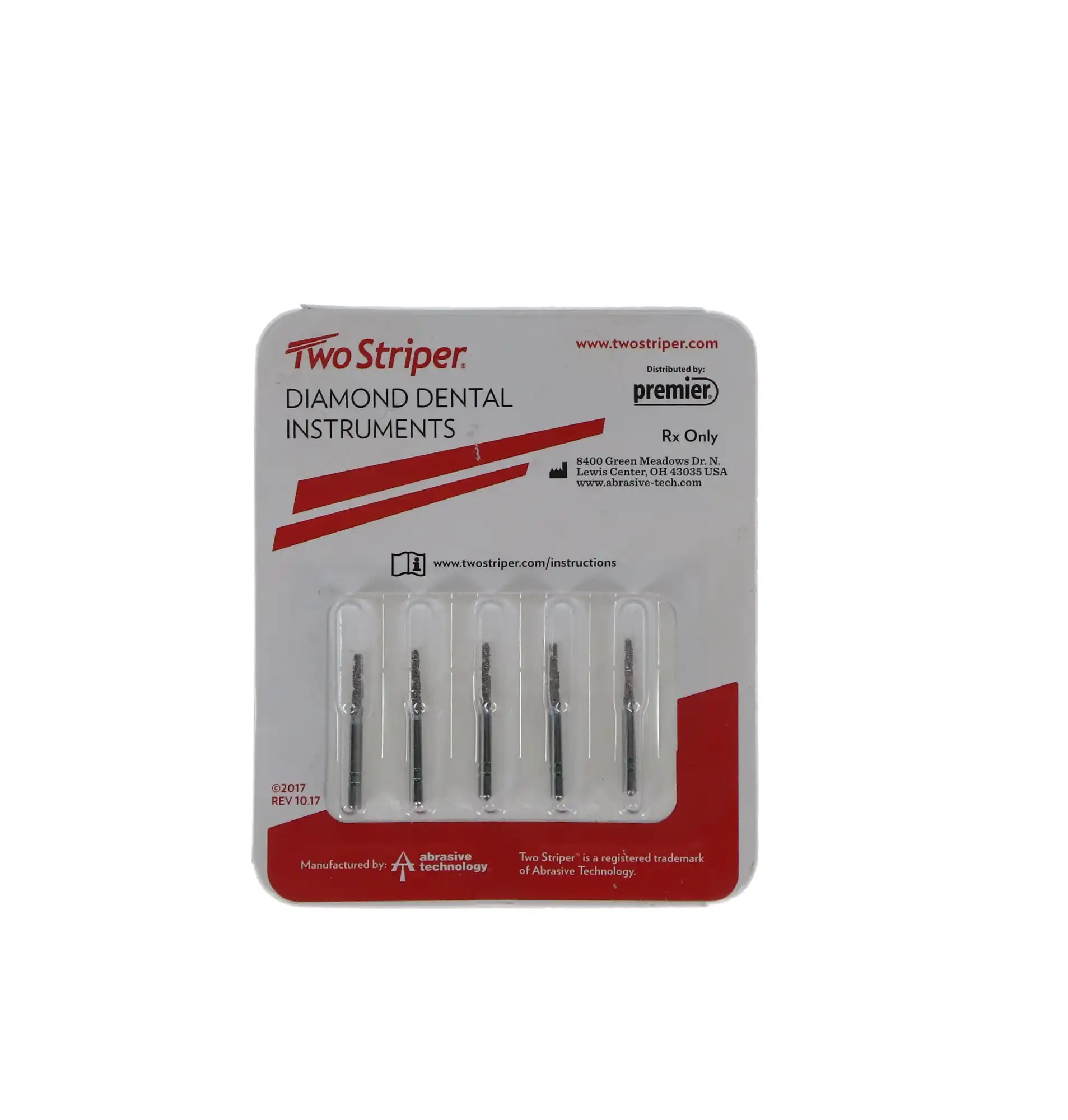 Two Striper TS2000 Diamond Bur, FG, Round-End Taper, #2003.8, Coarse, Green, 1.4 mm, 5/Pk, 2000038 thumbnail 5