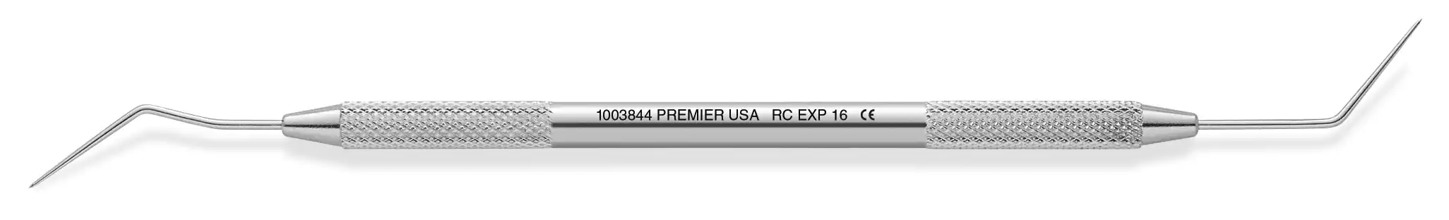 Premier Explorer, Double-Ended, #16 RC (Root Canal), Round Handle, Stainless Steel, 1/Pk, 1003844 thumbnail 2