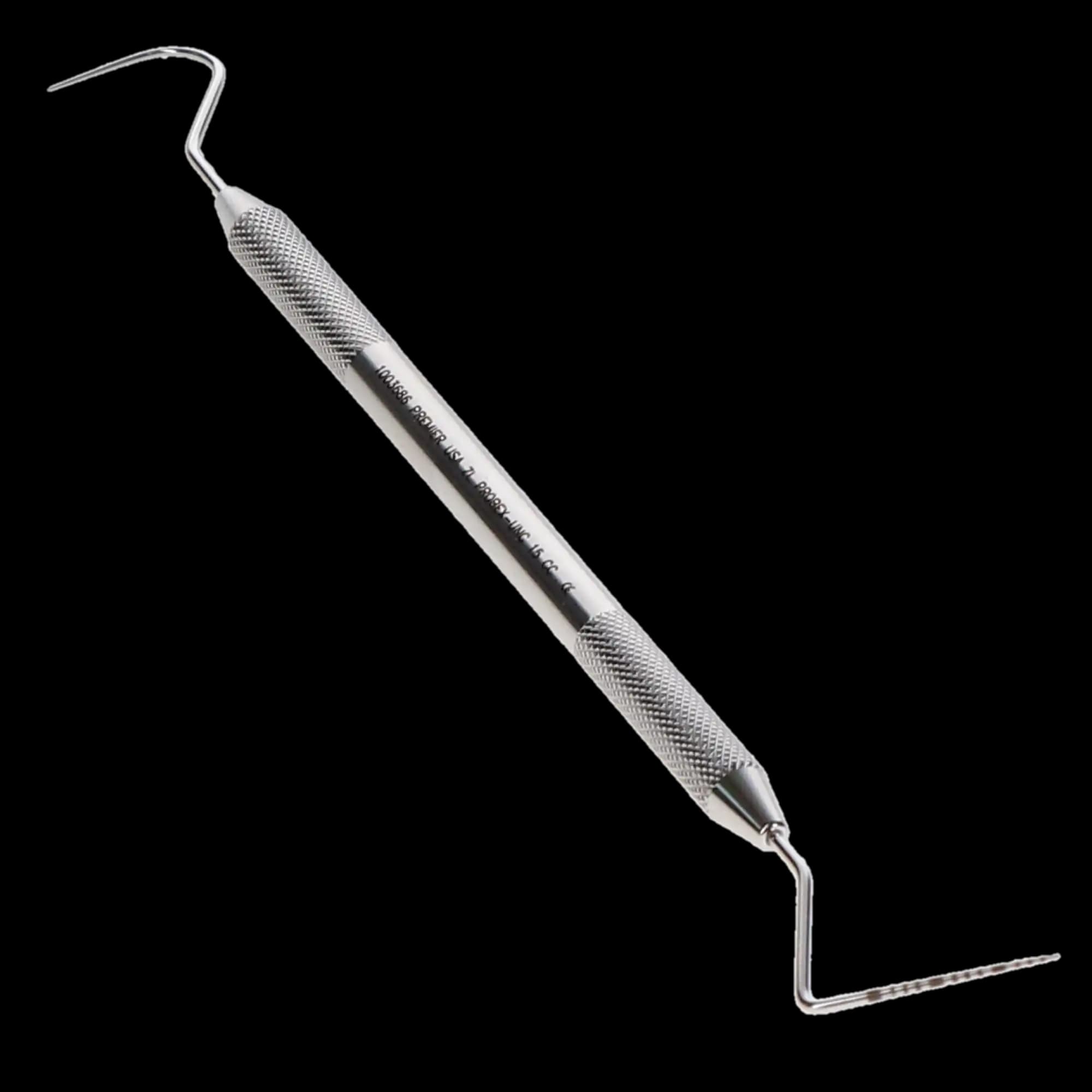 Premier Probex Double-Ended Periodontal Probe, UNC 15/23 Color-Coded, Round Handle, 1-15 mm Markings, 1/Pk, 1003686 thumbnail 3