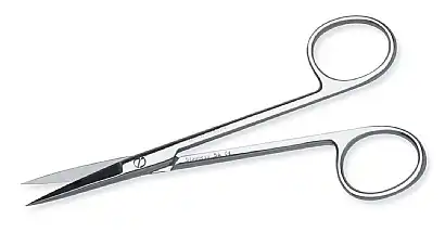 Premier Dental Products Gum 1 Straight Tissue Scissors, Stainless Steel, Smooth Blades, 6¼", 1/Pk, #9065106 thumbnail 2