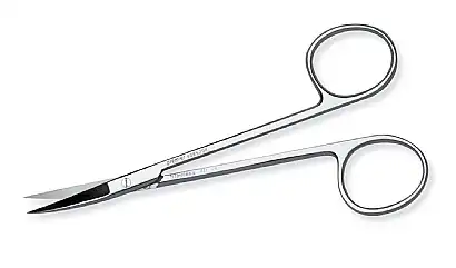 Premier Iris Scissors, Curved/Delicate, 4-1/2" (11.4 cm), Stainless Steel, 1/Pk, 9085204 thumbnail 2