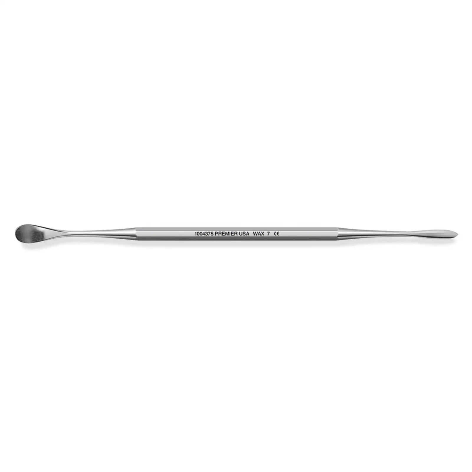 Premier #7 Double-End Wax Spatula, Stainless Steel, Octagonal Handle, 1/Pk, 1004375 thumbnail 2