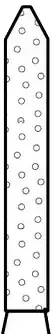 Two Striper Diamond Bur, FG, Bevel-End Cylinder, #250.8, Fine, Red, 1.2 mm Major/0.4 mm Minor Diameter, 8.0 mm Length, 5/Pk, 2015087 thumbnail 2