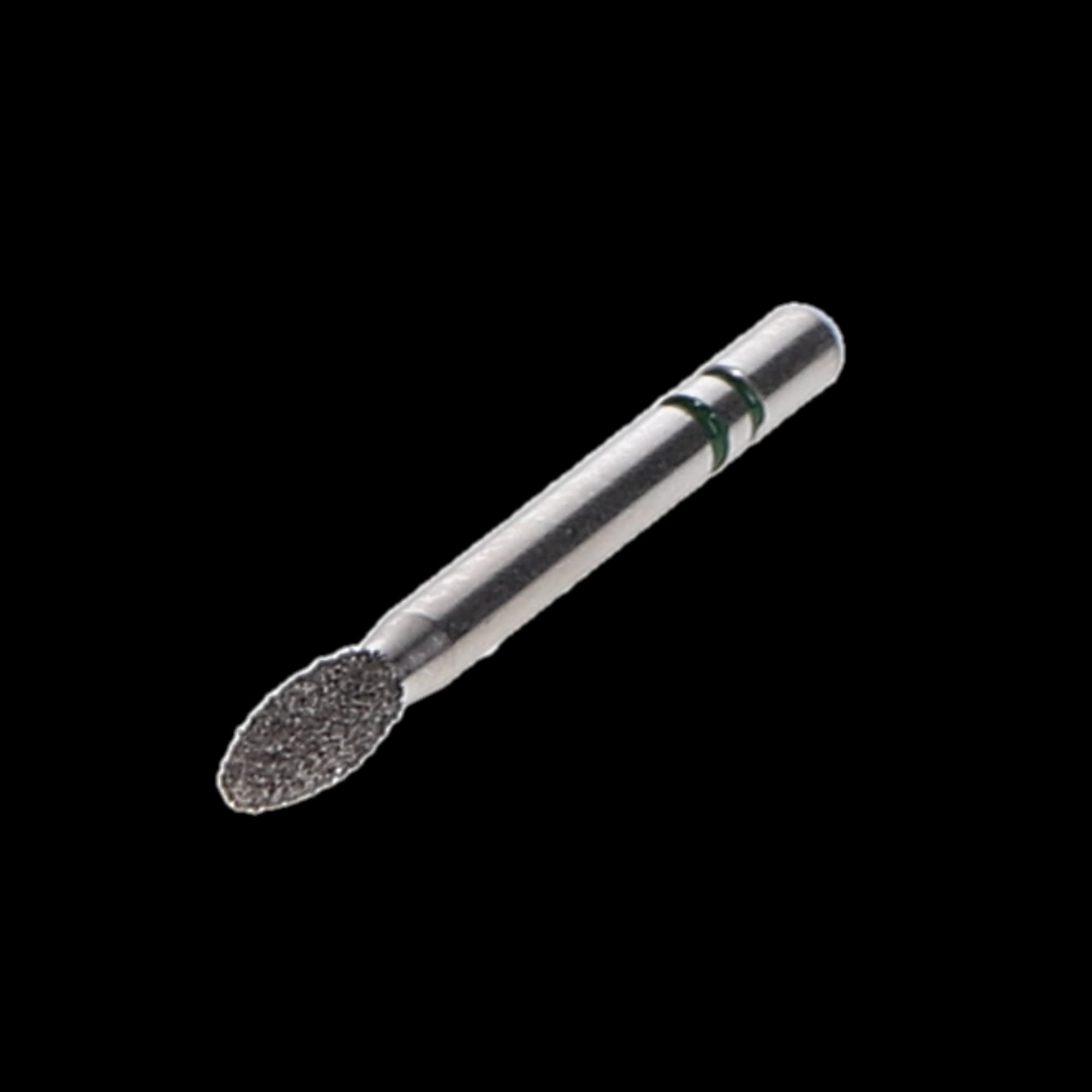 Two Striper Diamond Bur, FG, Football, #290.4, Coarse, Green, 1.9 mm Major/0.7 mm Minor Diameter, 4.0 mm Length, 5/Pk, 2015144 thumbnail 3