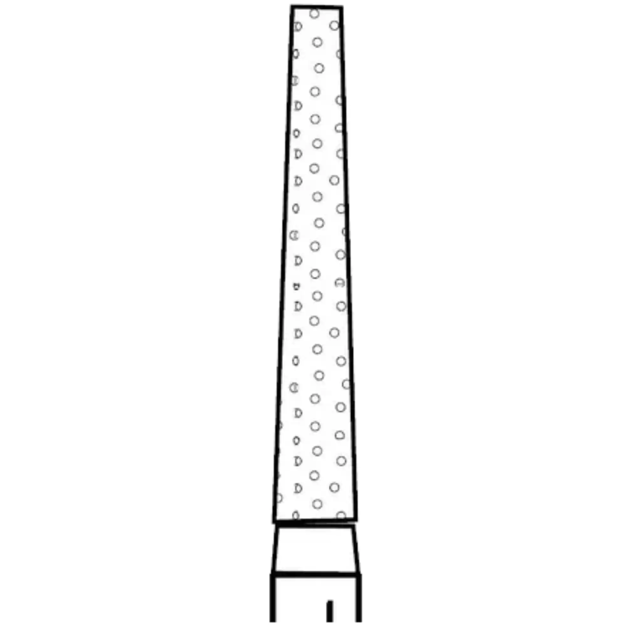 Two Striper Diamond Bur, FG, Flat-End Taper, #725.10, Coarse, Green, 1.8 mm Major/0.9 mm Minor Diameter, 10 mm Length, 5/Pk, 2015446 thumbnail 2