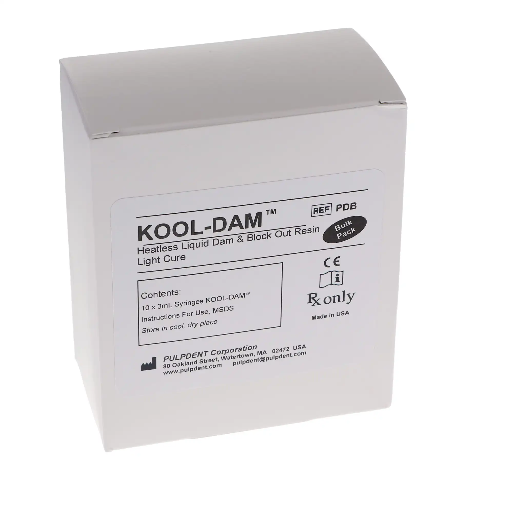 Kool-Dam Liquid Dam and Block-Out Resin, Light-Cure, Bulk Pack, 3 ml Syringes, 10/Pk, PDB thumbnail 5