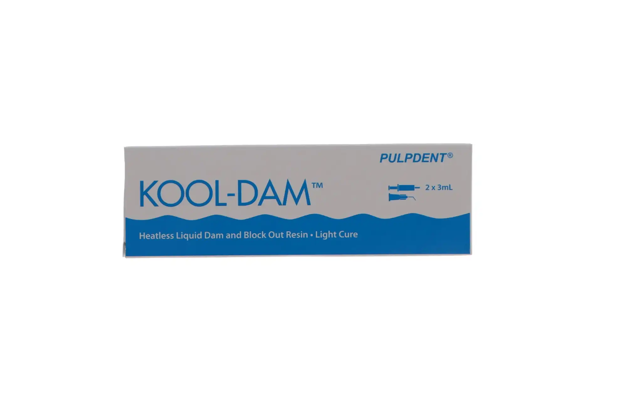Kool-Dam Light-Cure Heatless Liquid Dam & Block-Out Resin Intro Kit, 2 x 3 mL Syringes + 20 Applicator Tips thumbnail 4