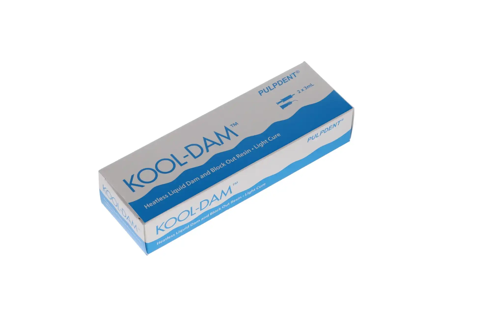 Kool-Dam Light-Cure Heatless Liquid Dam & Block-Out Resin Intro Kit, 2 x 3 mL Syringes + 20 Applicator Tips thumbnail 5