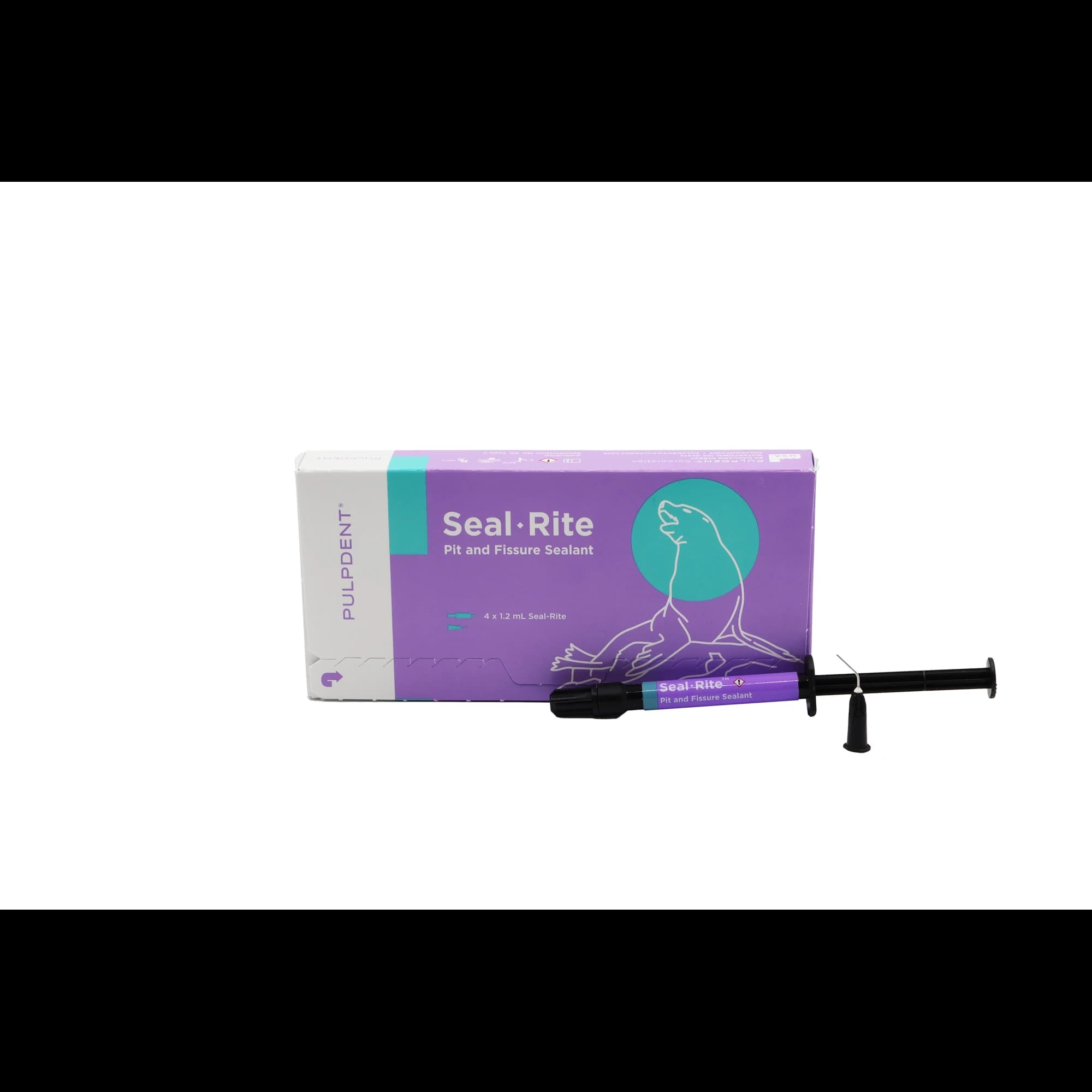 Pulpdent Seal-Rite Low Viscosity Pit & Fissure Sealant Kit, Off-White, 4 x 1.2 mL Syringes + 8 Applicator Tips, SEAL-LV thumbnail 2