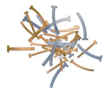 Pulpdent T-Bands, Straight, Wide, Brass, 0.002" (0.05 mm) Thick, 100/Box, BTBS/W thumbnail 2
