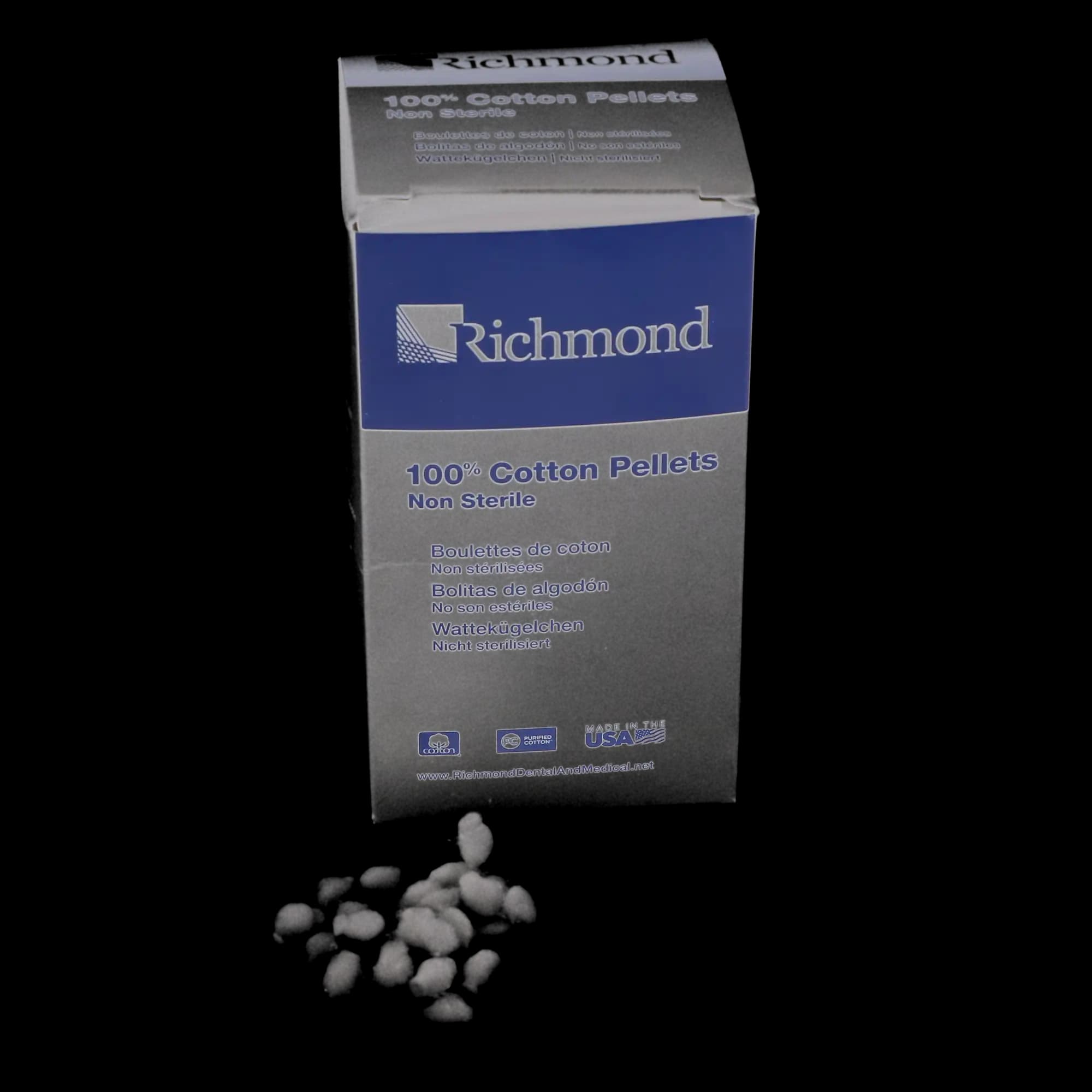 Richmond Cotton Pellets, Size #1, 9/32" Diameter, 2000/Box, 100106 thumbnail 9