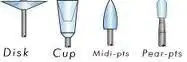 Shofu CompoSite Fine Polisher, FG Midi-Point, Fine Grit, White Band, ISO #040, 12/Pk, #0299 thumbnail 4