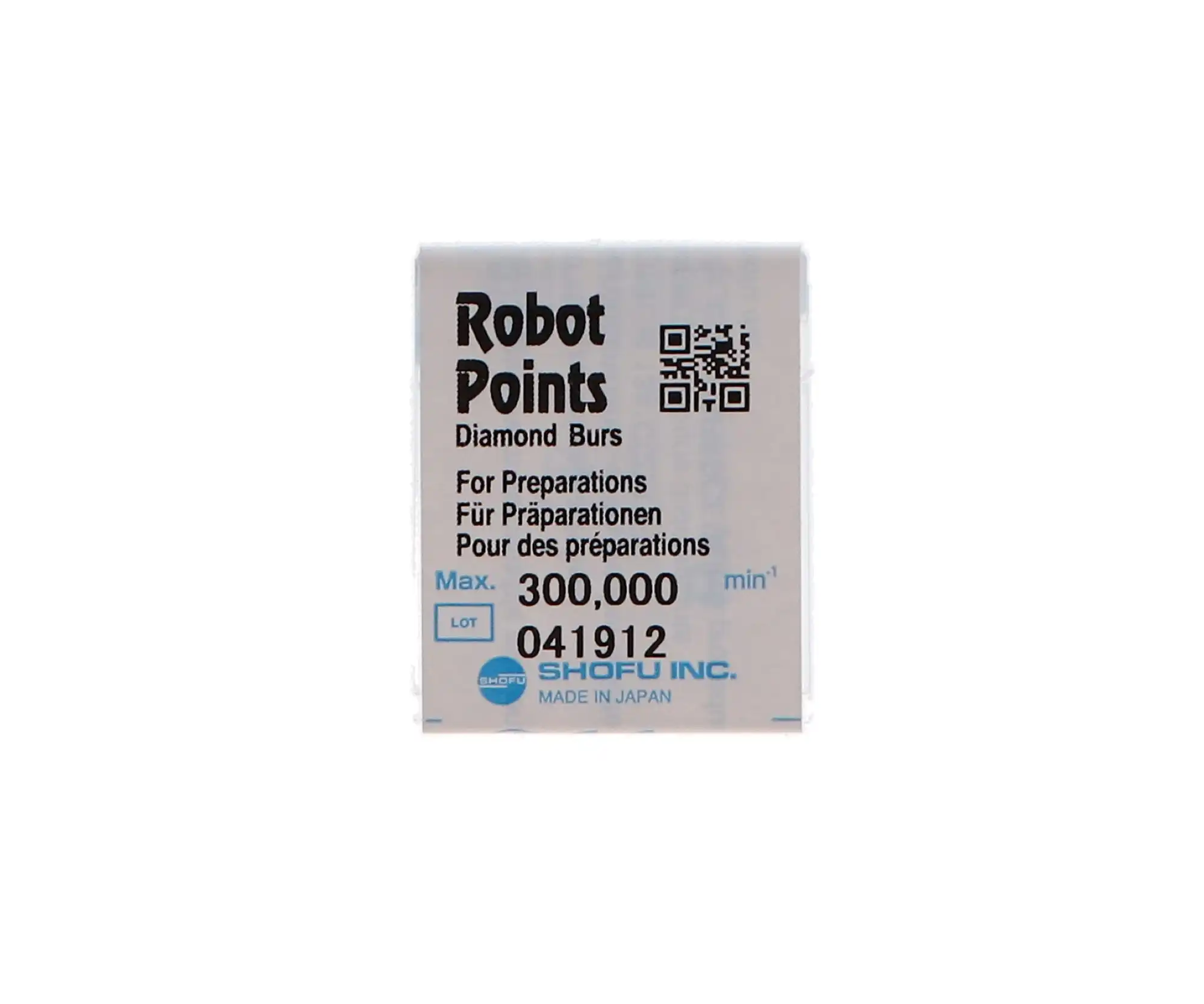 Shofu Robot Diamond Point, FG, Bud, ISO 243-020, 2.0 mm, Fine, Red, 883F-1, 1/Pk thumbnail 4