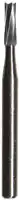 SS White FG #57L Tungsten Carbide Bur, Long Straight Flat End Fissure, Plain, Friction Grip, 1.0 mm Diameter, 5.0 mm Length, 10/Pk thumbnail 2