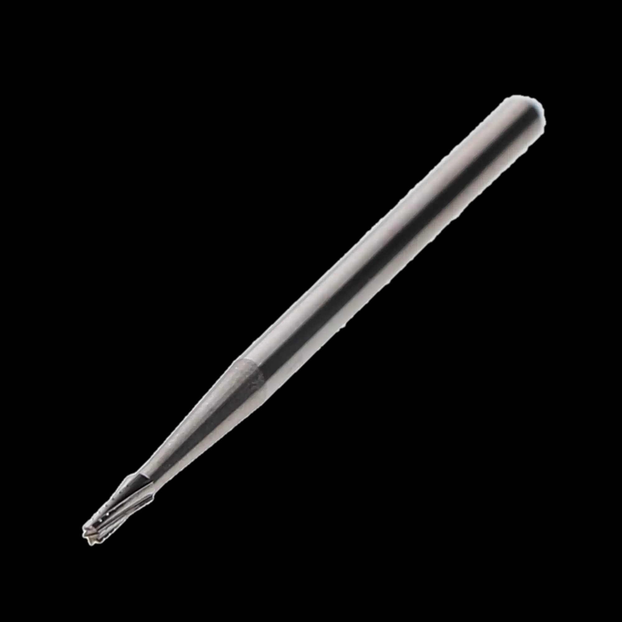 SS White Standard Operative Carbide Burs, HP, Taper Flat End Cross Cut Fissure, #702, 1.6 mm Diameter, 4.5 mm Length, 100/Pk, 12702 thumbnail 2