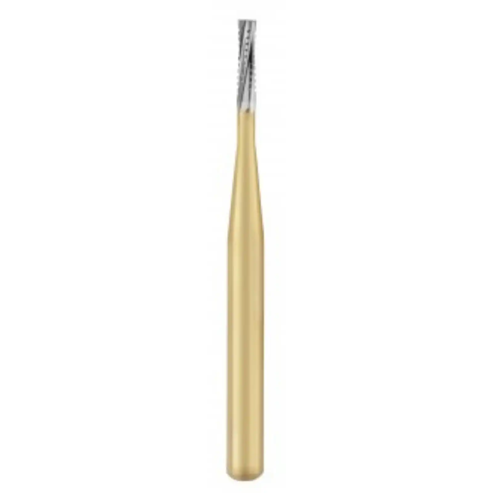 Great White Gold Series Carbide Bur, FG, Straight Cross Cut Fissure, #556, 10/Pk, 18217 thumbnail 2