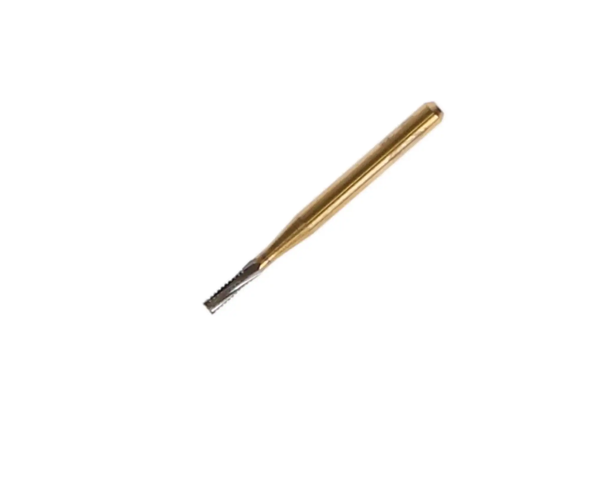 Great White Gold Series Carbide Bur, FG, Straight Cross Cut Fissure, #557, 10/Pk, 18218 thumbnail 3