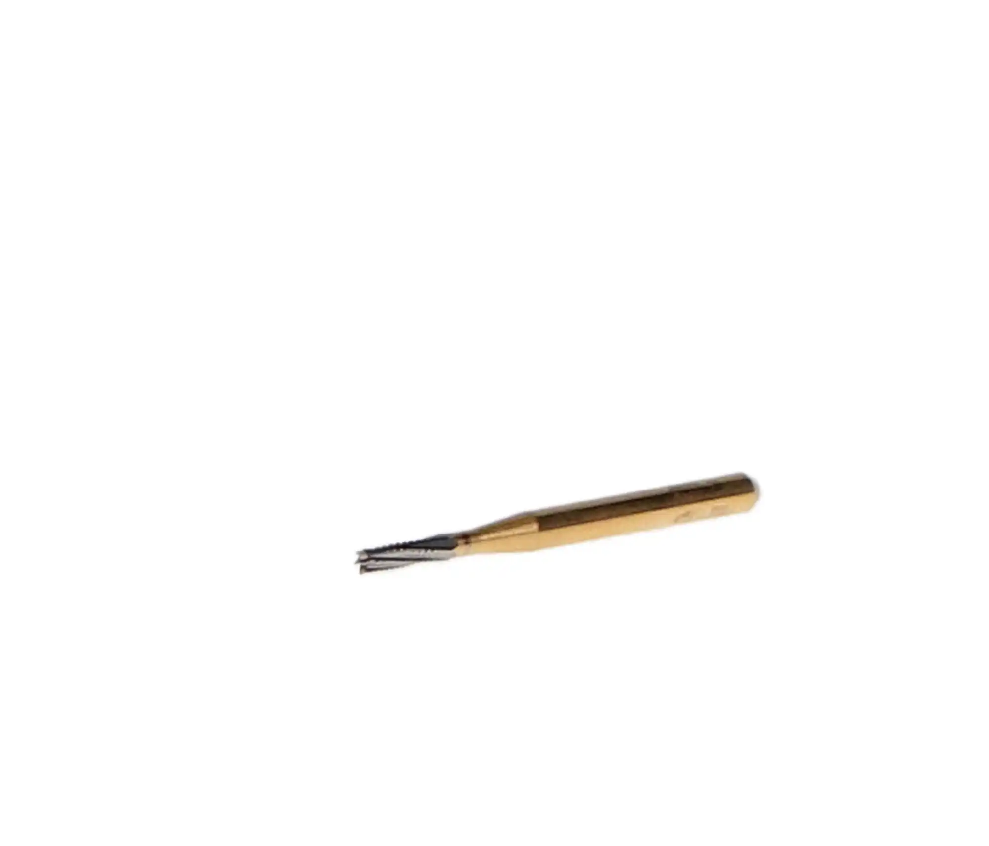 Great White Gold Series Carbide Bur, FG, Straight Cross Cut Fissure, #557, 10/Pk, 18218 thumbnail 4