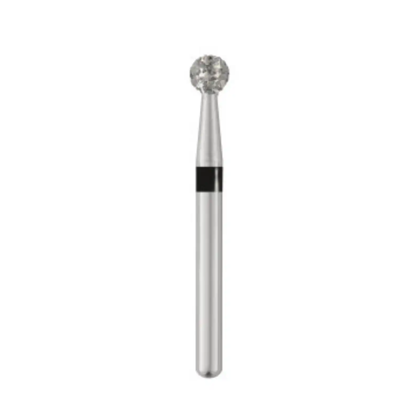 Piranha Diamond Single-Use Burs, FG, Round, # 801-023, 2.3 mm, Super Coarse, Black, 25/Pk, 801-023SC thumbnail 2