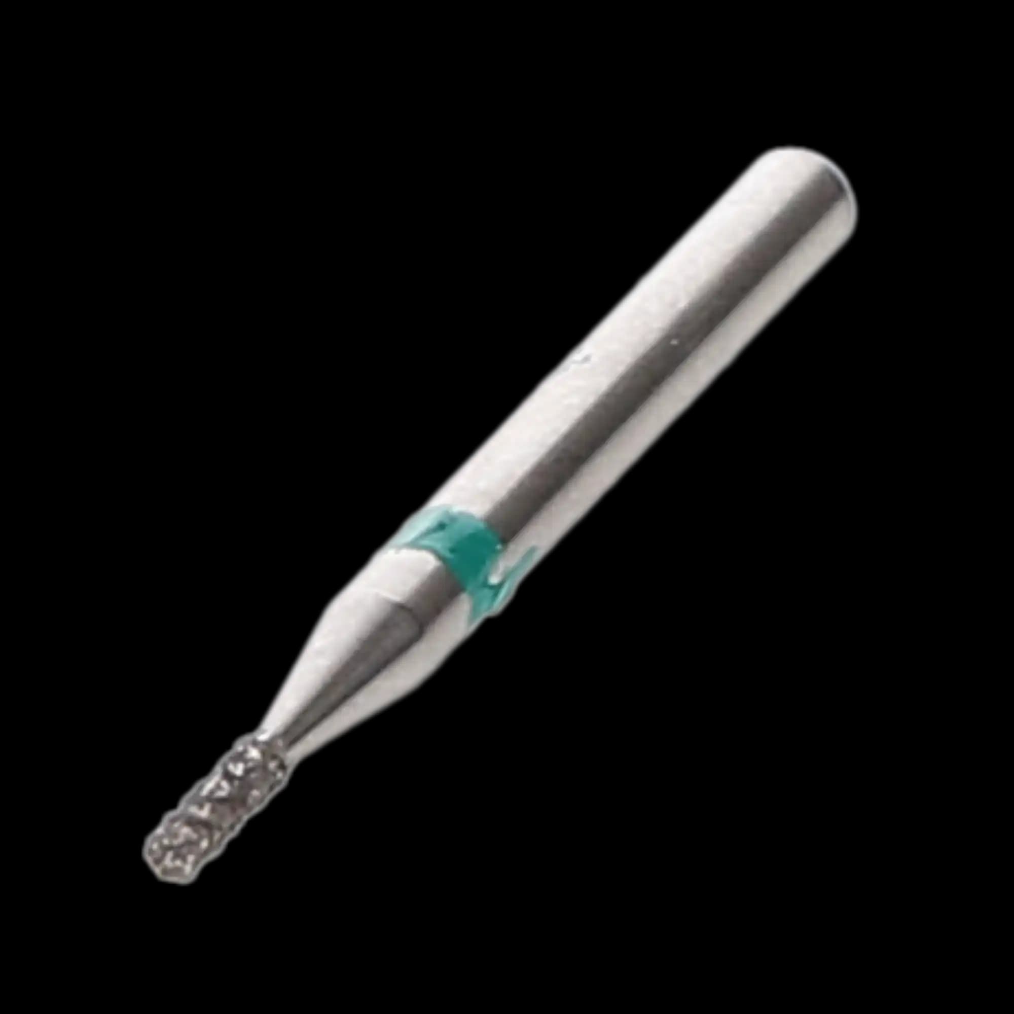 Piranha Diamond Single-Use Burs, FG, Flat End Cylinder, # 835-008, 0.8 mm, Coarse, Green, 25/Pk, 835-008C thumbnail 2