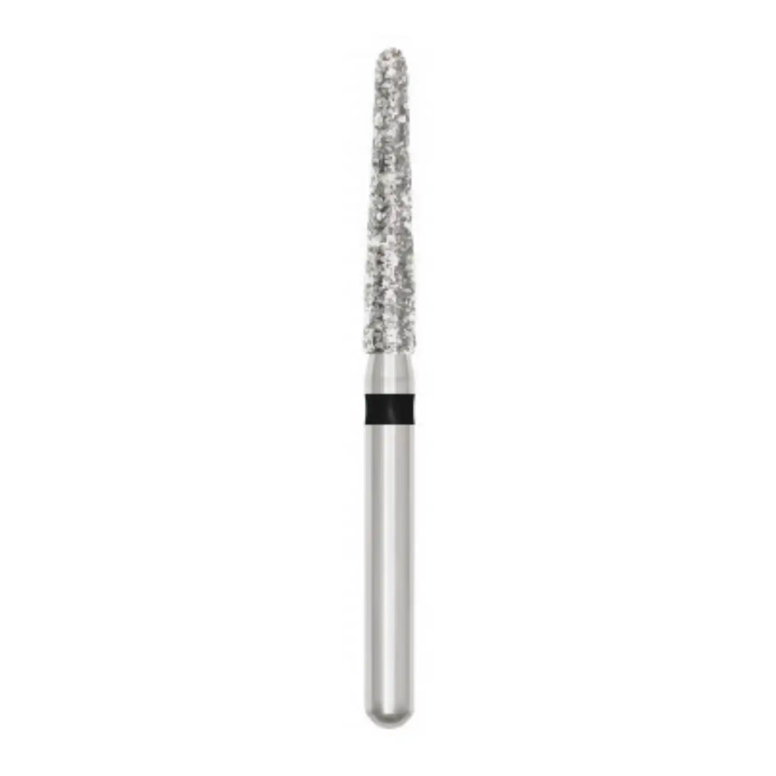 Piranha Diamond Single-Use Burs, FG, Round End Taper, # 856-021, 2.1 mm, Super Coarse, Black, 25/Pk, 856-021SC thumbnail 2