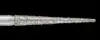 Piranha Diamond Single-Use Burs, FG, Needle, #859-018, 1.8 mm, Very Fine, Yellow, 25/Pk, 859-018VF thumbnail 2