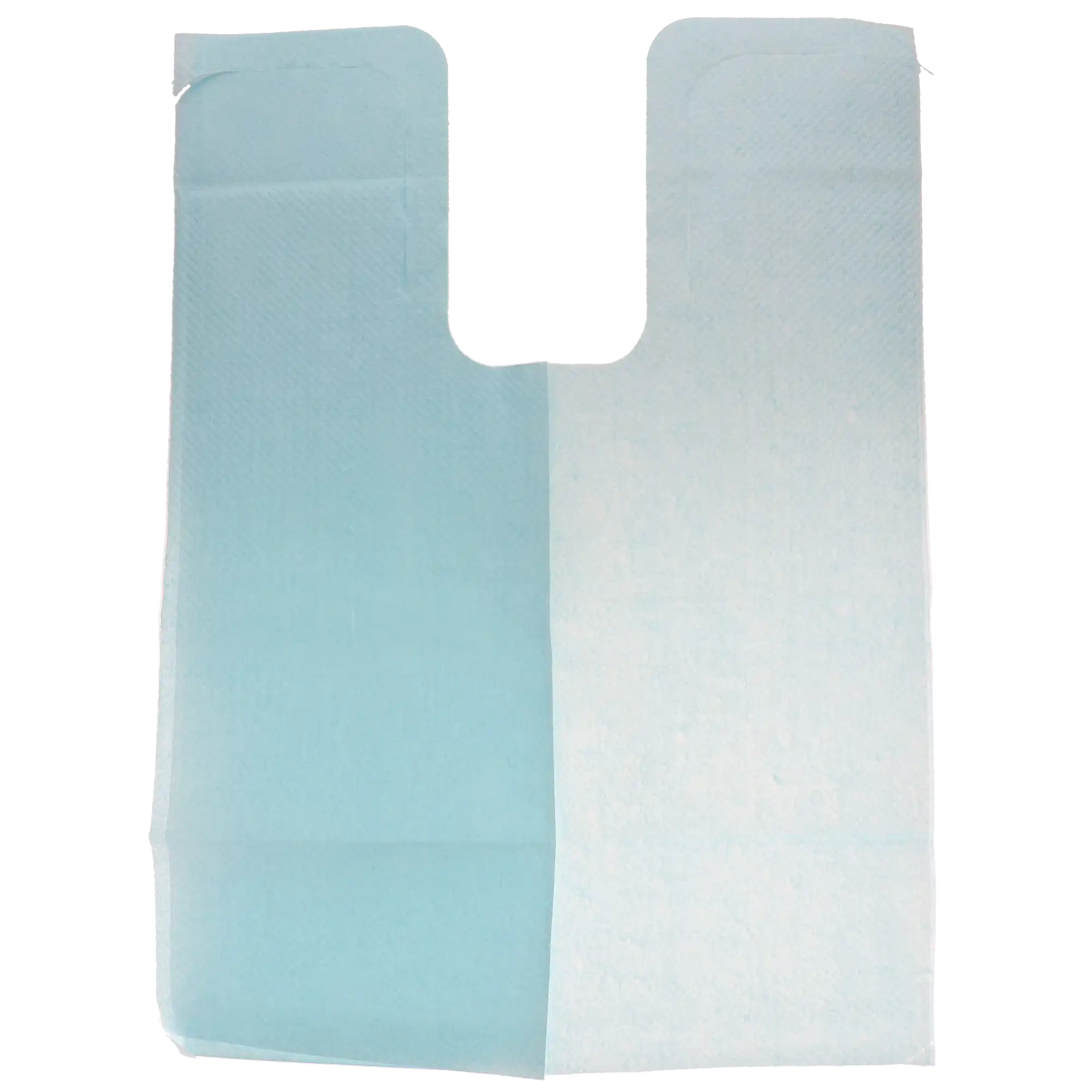 Tidi Products Chainless Bibs with Ties, 18" x 25", Blue, 1-Ply Tissue/1-Ply Poly, 250/Case, 917673 thumbnail 7