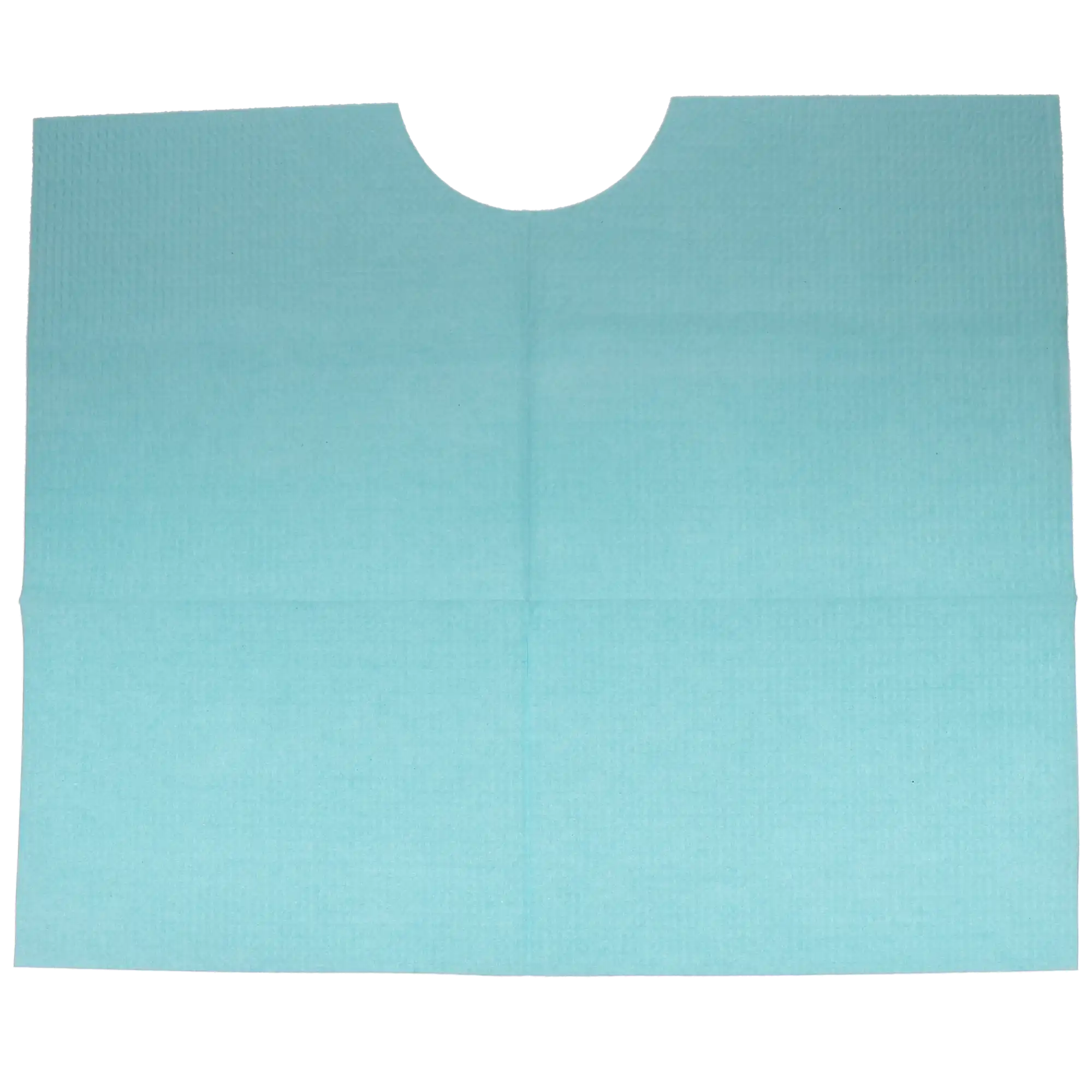 Tidi Products Ultimate Contour Neck Patient Bib, 3-Ply Tissue with Poly-Back, Blue, 18" x 22", 400/Case, 917903 thumbnail 6