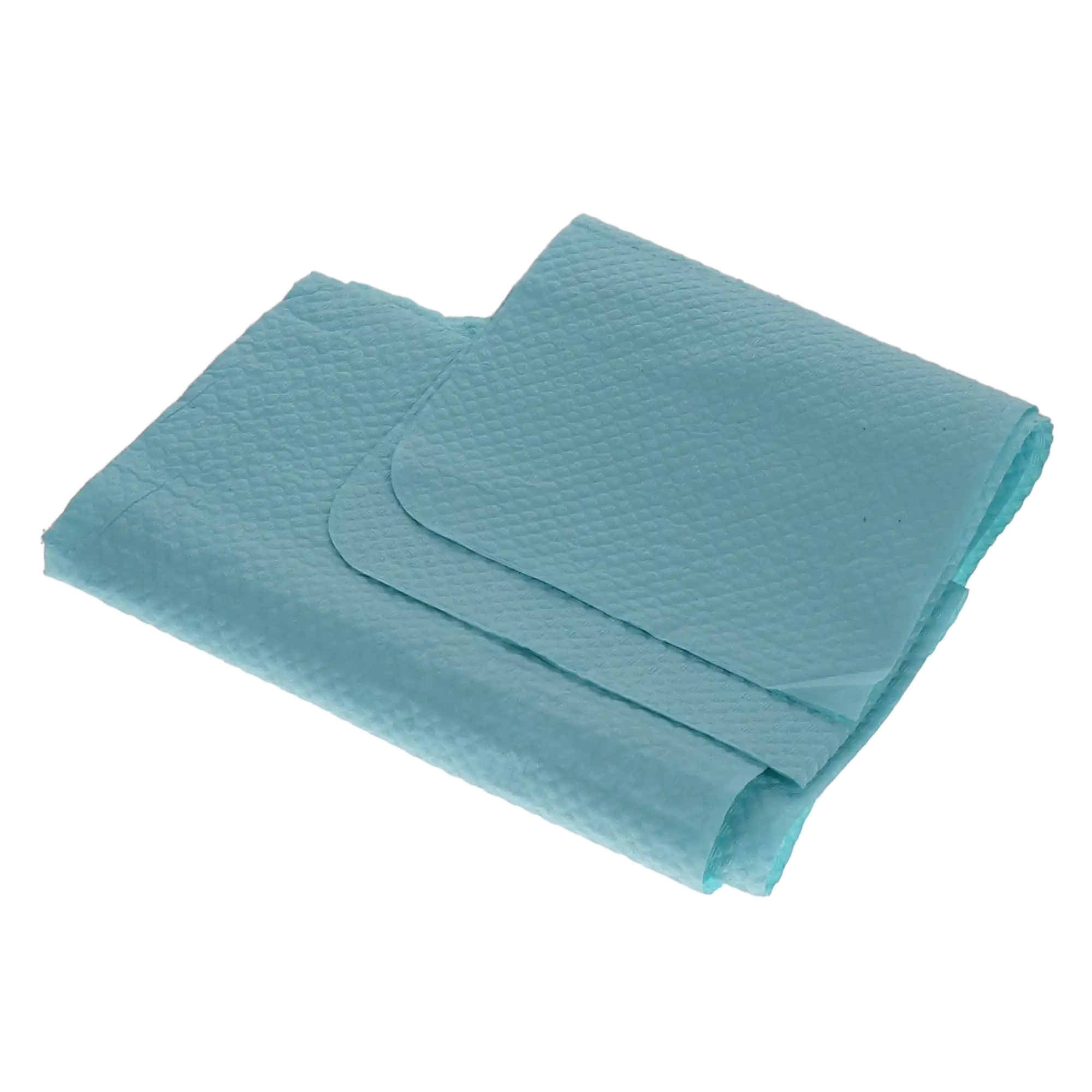 Tidi Products Ultimate Specialty Oral Surgery Bibs, 3-Ply Tissue/Poly, 18" x 25", Blue, 250/Pk, 917677 thumbnail 2