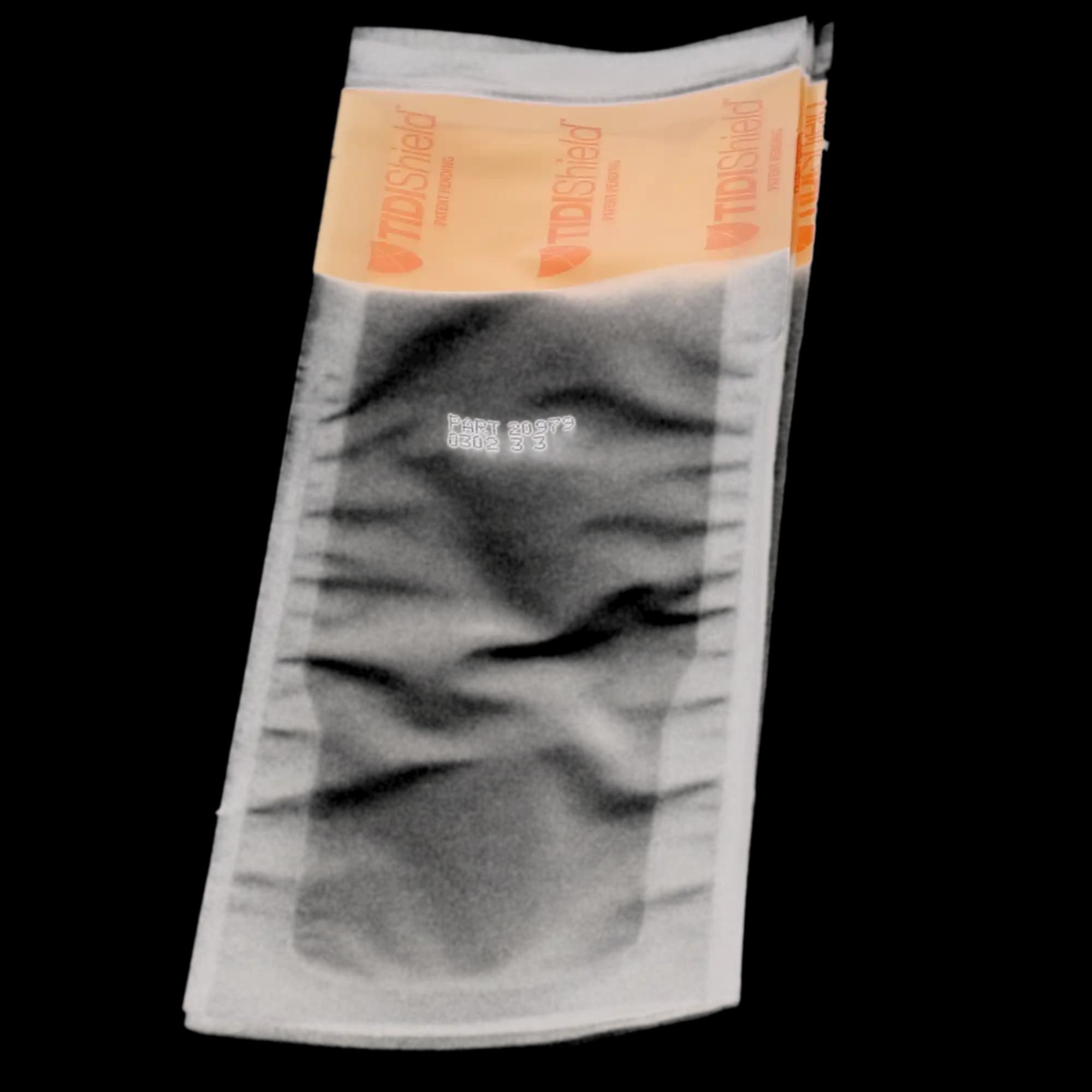 Tidi Custom Digital X-ray Sensor Sheath/Cover, for Carestream 6100 (Kodak) Size #2, Clear Plastic, 100/Box - Custom Digital X-ray Sensor Sheaths / Covers, for Carestream 6100 (Kodak), # 2, 100/Pk - Image 1