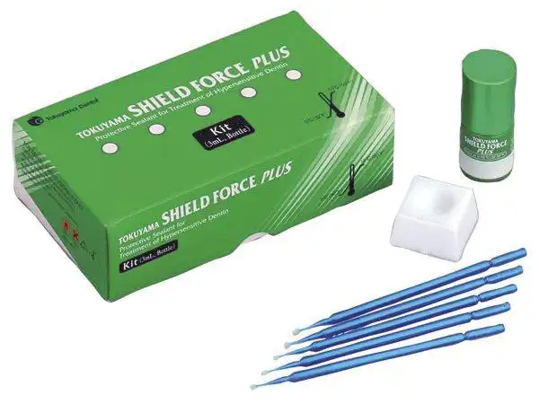 Tokuyama Shield Force Plus Desensitizer Kit, Light-Cured, 3 mL Bottle, 25 Applicators, 1/Pk, 15111 thumbnail 2