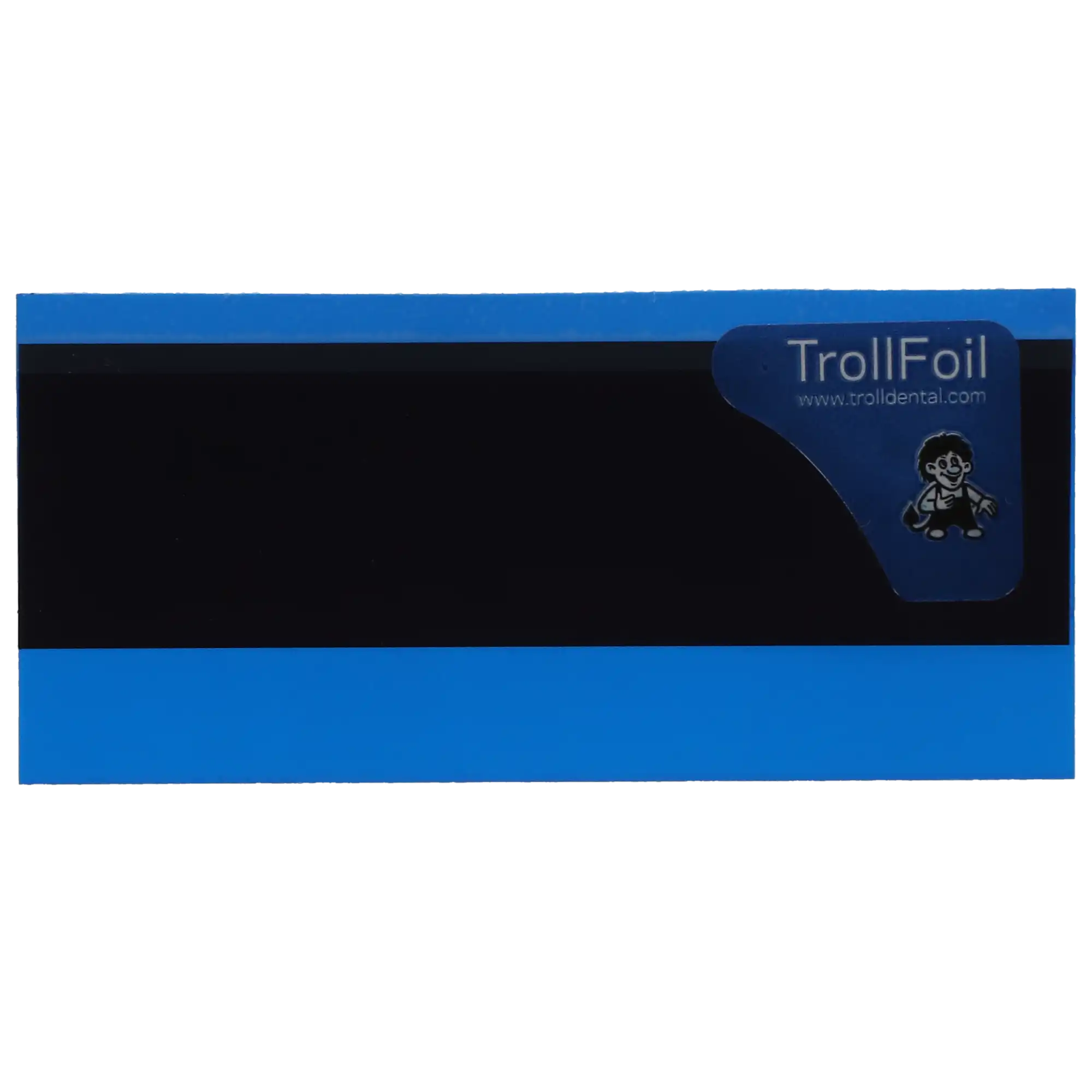 TrollFoil Double-Sided Articulating Foil, Blue, 8 Microns, Pre-Mounted, 3" x 3/4", 100/Pk, 12000101 thumbnail 6