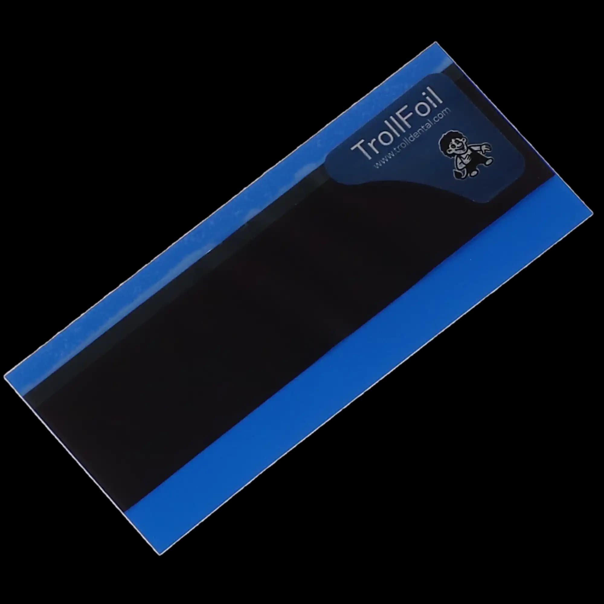 TrollFoil Pre-Mounted Double-Sided Articulating Foil, 8 Microns, Blue, 3" x 3/4", 500/Box, 12000501 thumbnail 4