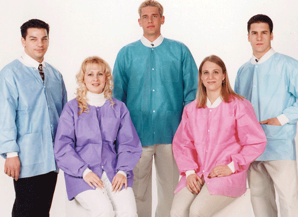 Valumax Extra-Safe AAMI Level 3 Lab Jacket, Small, Purple, 10/Pack, 3630PPS thumbnail 10