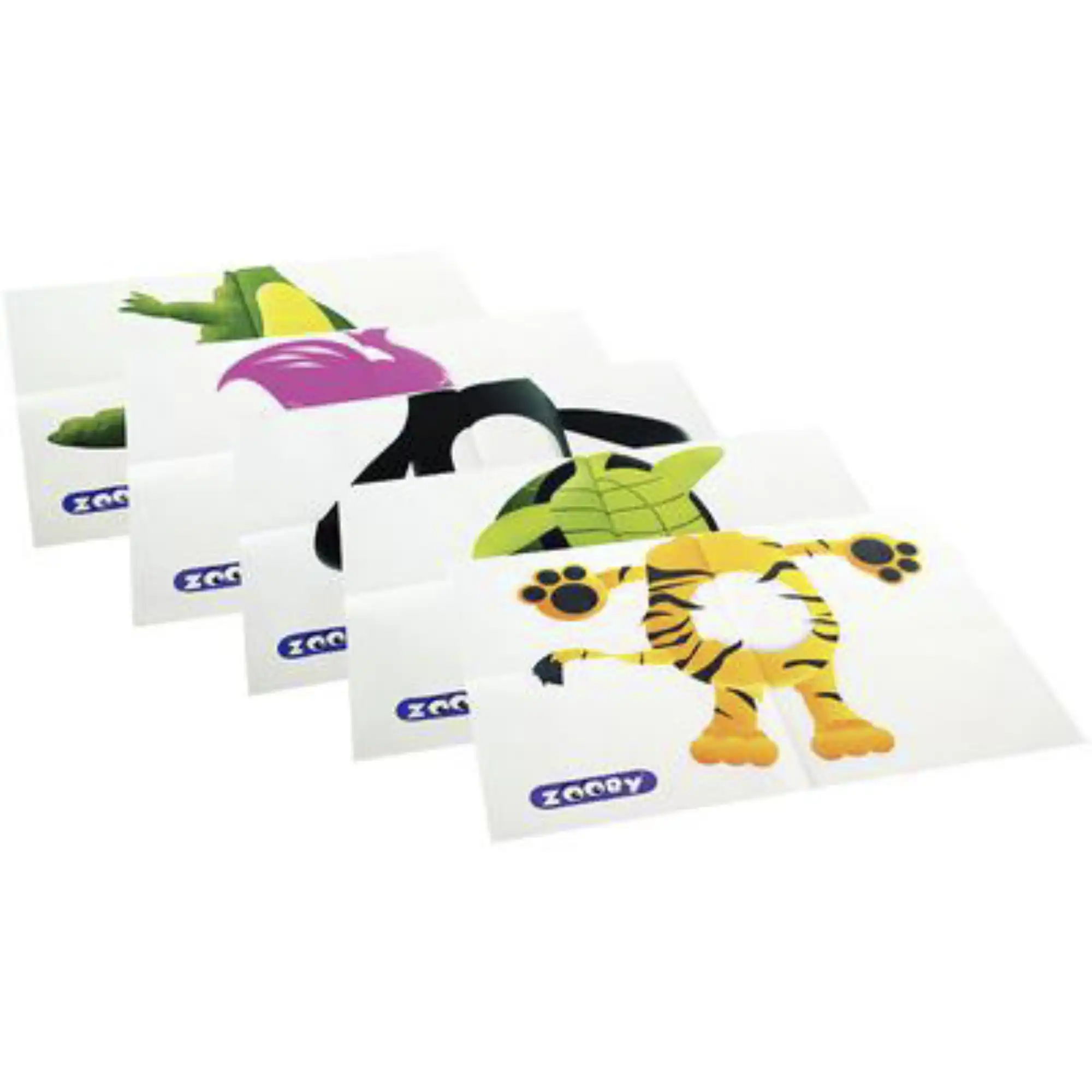 Zooby Pediatric Bibs, 2-Ply Poly, Non-Permeable, Assorted Animal Designs, 13.5" x 9", 100/Box, 295200 thumbnail 11