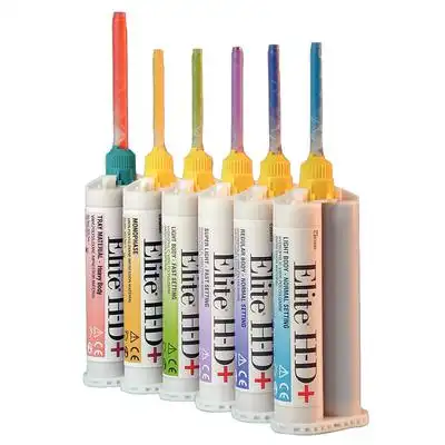 Elite HD+ Tray Material, Heavy Body, Fast Set, 2 x 50 ml Cartridges with 12 Mixing Tips, C202032 thumbnail 2