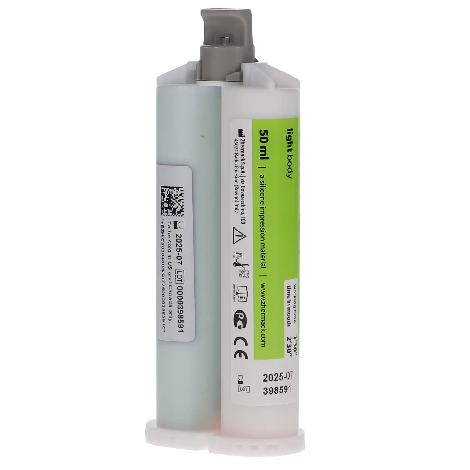 Elite HD+ Light Body Fast Set VPS Impression Material, 2 x 50 ml Cartridges with 12 Mixing Tips, C203040 thumbnail 3