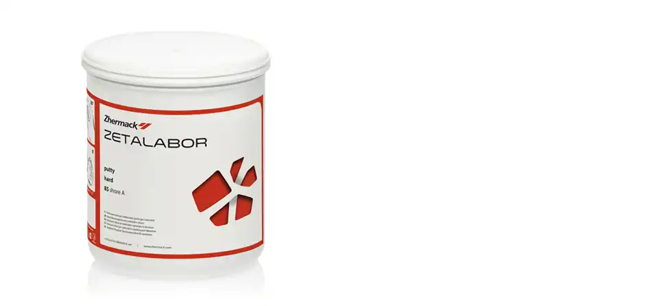 Zetalabor Laboratory Silicone Putty, Standard Pack, 2.6 kg Tub, Gray, 1/Pk, C400790 thumbnail 2