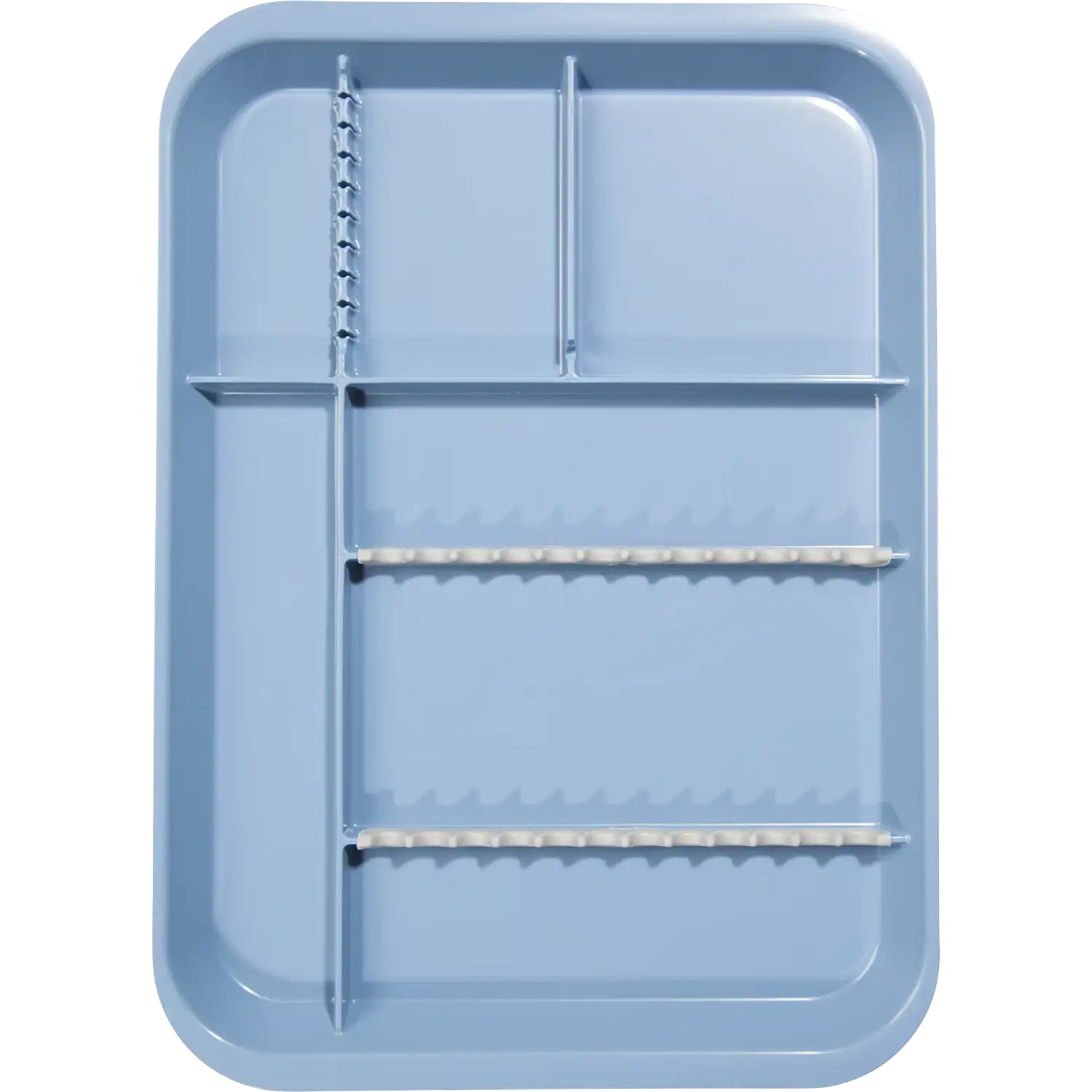 Zirc B-Lok Divided Setup Tray, Blue, Size B, 13-3/8" x 9-5/8" x 7/8", 20Z451B thumbnail 2