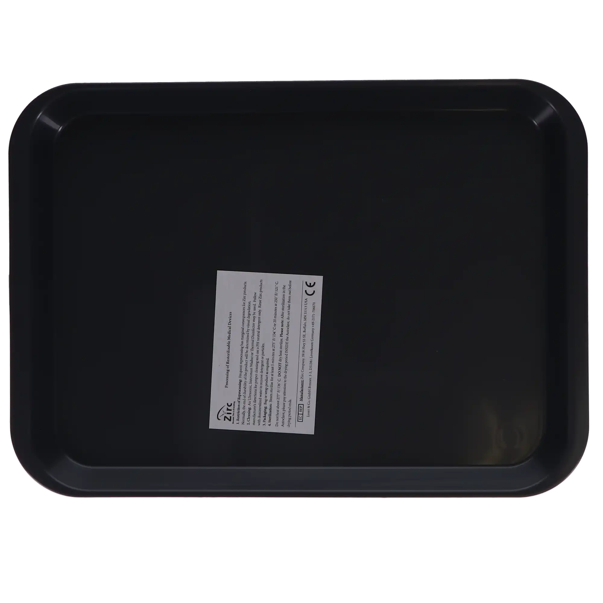 Zirc B-Lok Flat Set-Up Tray, Size B, Gray, 20Z401I thumbnail 5