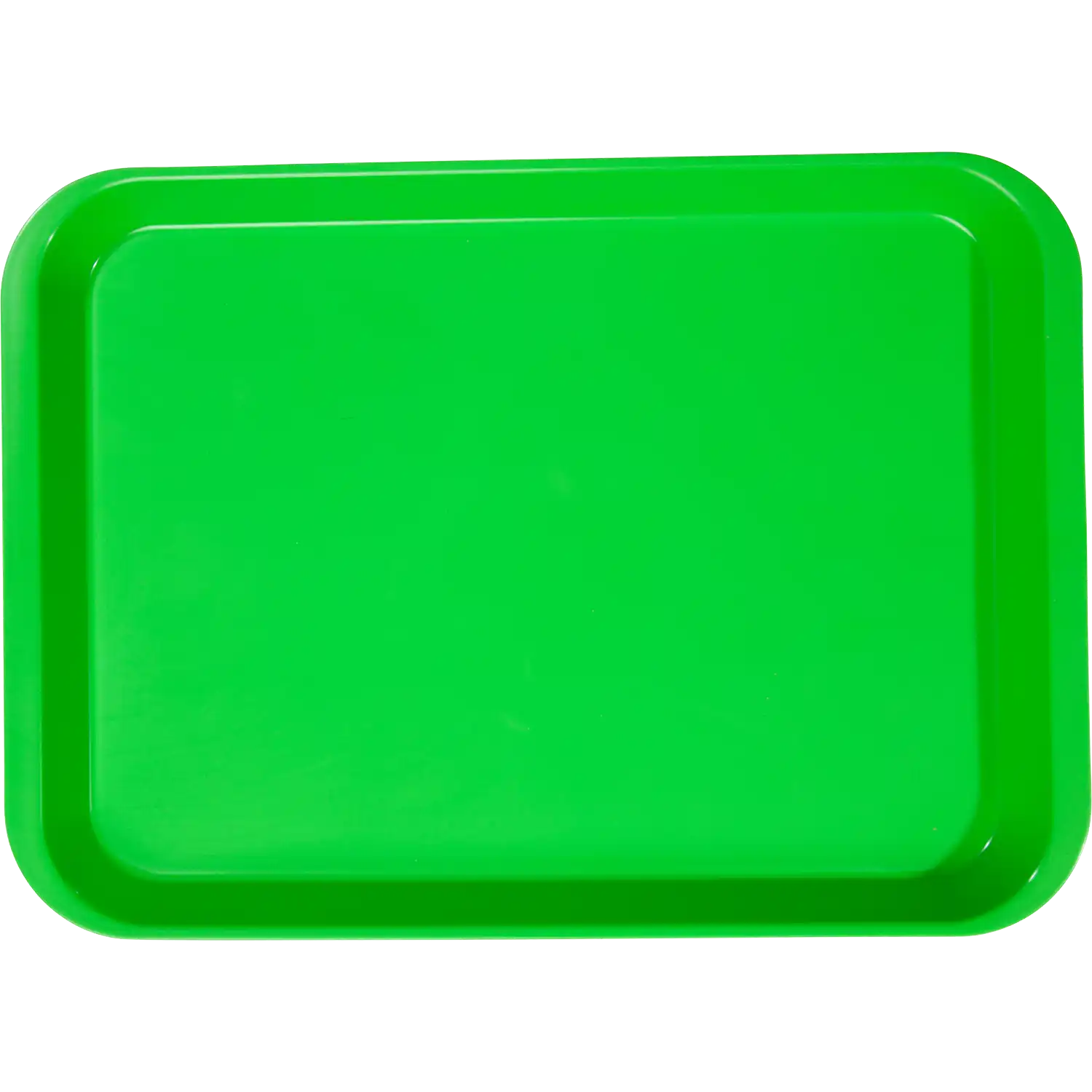 Zirc B-Lok Flat Set-Up Tray, Size B, Neon Green, 13-3/8" x 9-5/8" x 7/8", 1/Pk, 20Z401P thumbnail 3