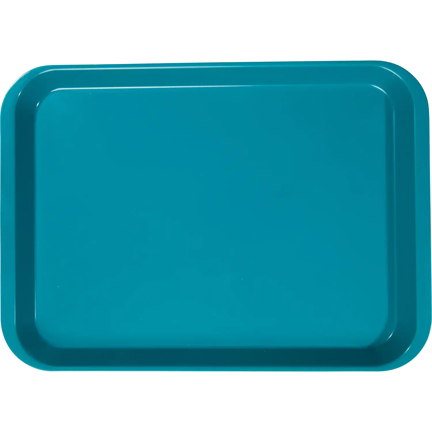 Zirc B-Lok Flat Set-Up Tray, Size B, Teal, 13-3/8" x 9-5/8" x 7/8", 20Z401J - Zirc Flat B-Lok Setup Tray - Image 1