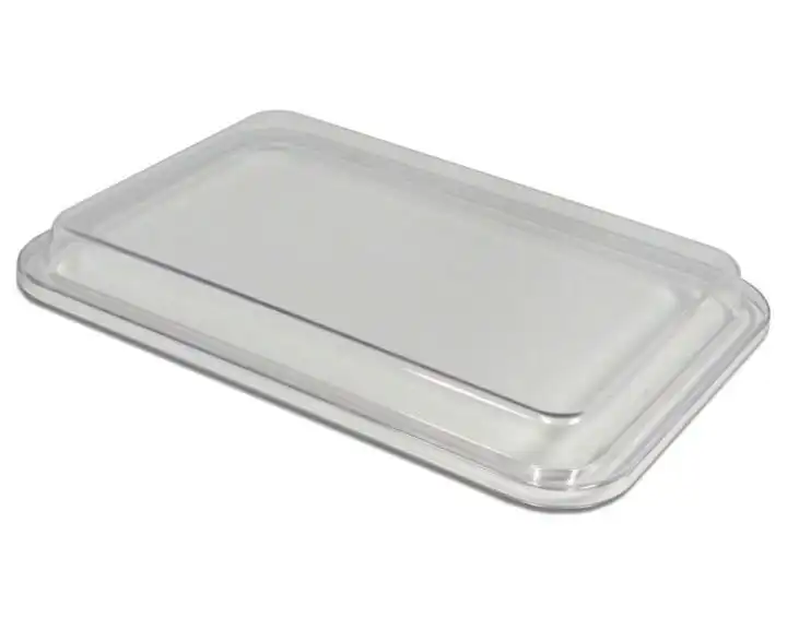 Zirc B-Lok Non-Locking Tray Cover, Clear, Fits B-Size Flat and Divided Trays, 14" x 10-1/8" x 5/16", 1/Pk, 20Z441 thumbnail 2