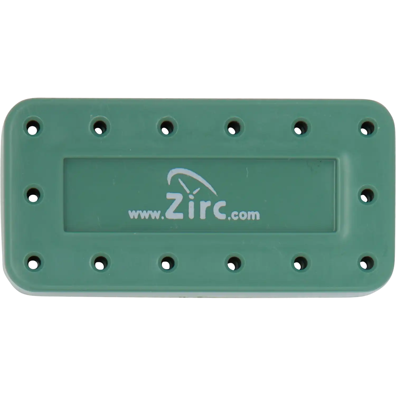 Zirc 14-Hole Magnetic Bur Block, Green, 50Z403D thumbnail 2
