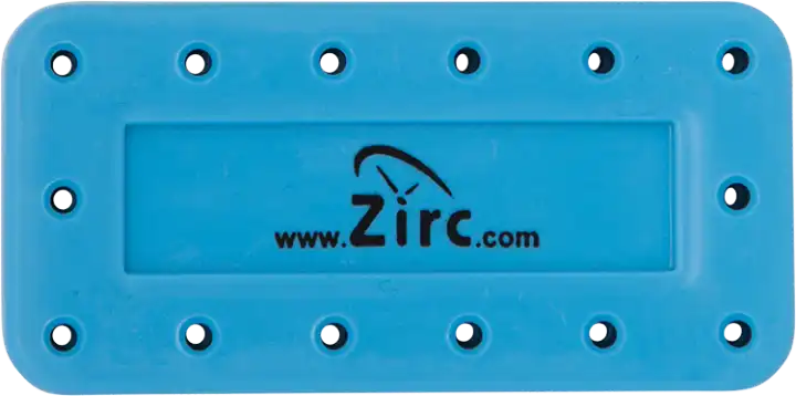 Zirc 14-Hole Magnetic Bur Block, Neon Blue, 50Z403N thumbnail 2