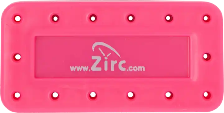 Zirc 14-Hole Magnetic Bur Block, Neon Pink, 1/Pk, 50Z403S thumbnail 2